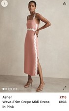 Reiss Dress Asher Dave Crêpe