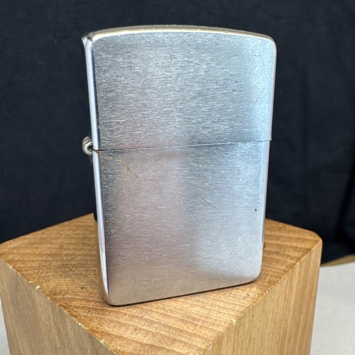 1990 brushed chrome zippo - brushed,