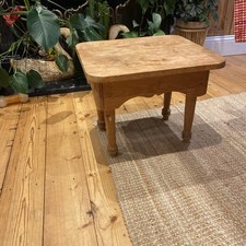 Small Pine Side Table scratch