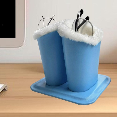 Plush lined eyeglasses holder - eyeglasses,