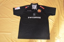 Exeter Chiefs Home Mens Rugby Shirt Large (L) 2017/2018 season Samurai VGC