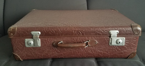 Old suitcase travel case - old,
