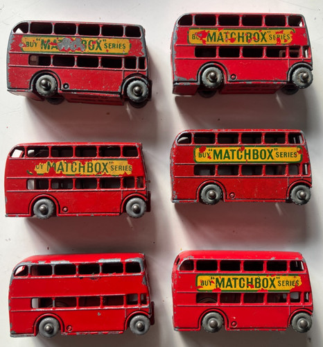 Routemaster red matchbox - routemaster,