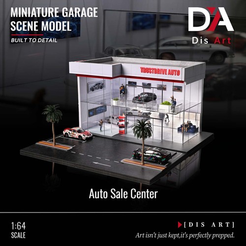 Diorama car showroom - car,