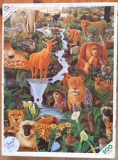 XX LARGE Piece Jigsaw Puzzle,  "Animals Of The Wild", Complete!