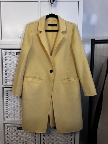 Zara yellow wool - zara, blend