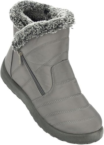Winter ankle boots - boots, grey
