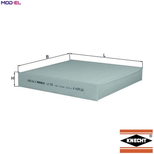Filter cabin air 293 for - filter,