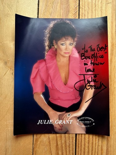Julie grant autographed photo - julie,