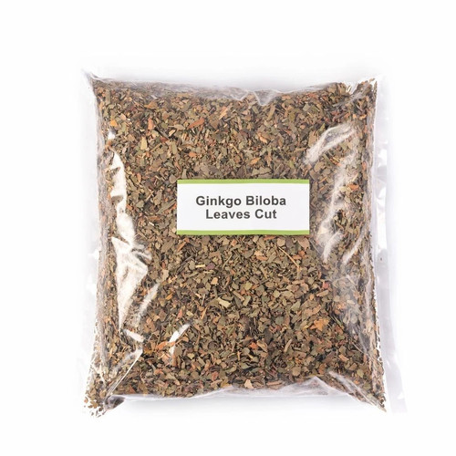 Ginkgo biloba leaves cut - leaves, dried