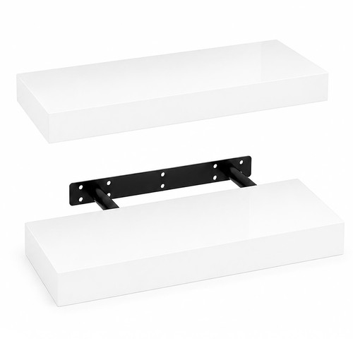 Floating wall shelf white - floating,