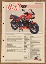 HONDA CBX750F Super Sports