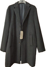 NEXT Men's Black Wool Blend