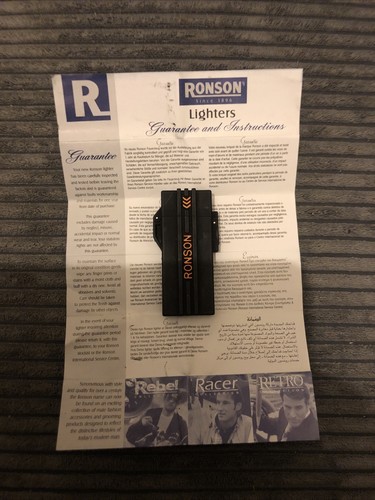 Ronson rebel gas lighter - rebel, for