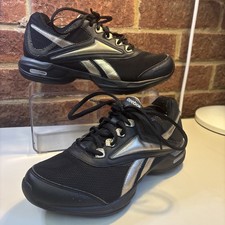 Reebok Easytone Ladies Black & Gold Trainers Fitness Gym Training UK 6 EU 39