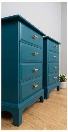 Pair stag drawer bedside - pair,
