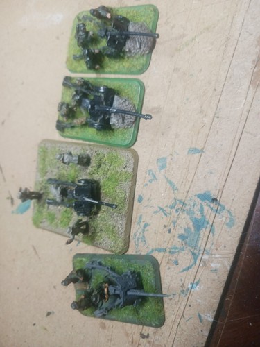German painted artillery - german,