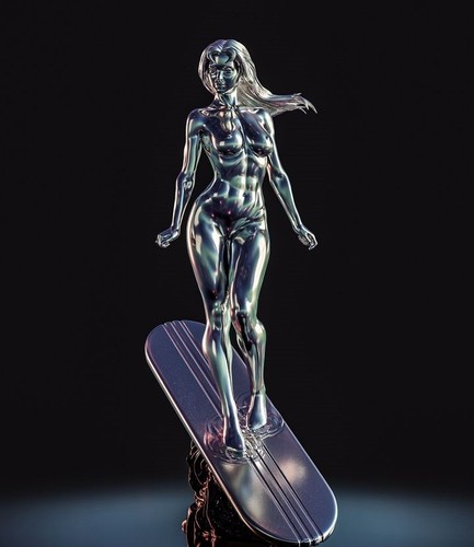 Silver surfer shalla bal - surfer, shalla-bal