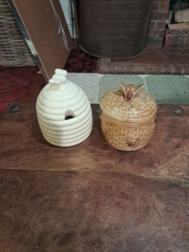 Vintage honey pots - honey,