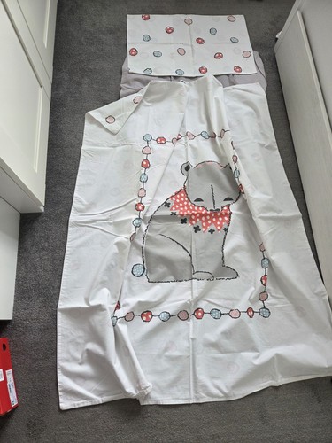 Ikea nursery cot bed - nursery, duvet
