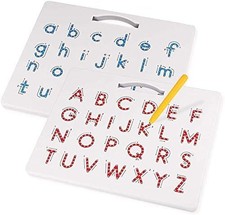 2 in 1 STEM Educational Magnetic Alphabet Letter Tracing Board - Learning ABC L
