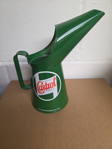 Castrol oil tin - oil,