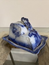 Antique Victorian Flow Blue