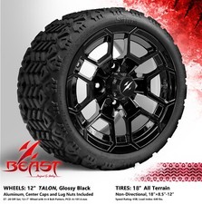 4X GOLF CART 12"x7" GLOSSY