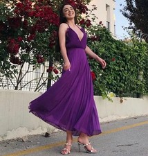 ZARA NEW WOMAN MIDI PLEATED