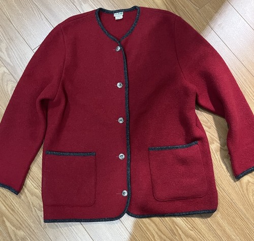 Vintage bean boiled wool - ll,