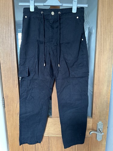 Black cargo trousers - f, &