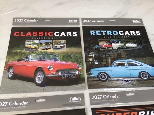 2027 calendar classic cars - 2027,