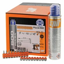 SPIT Pulsa 800 Nails HC6-15 Pins with Gas 15mm (057550)  Gas Dated Dec 2024