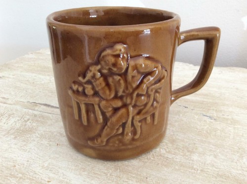 Brown glazed stoneware antique - glazed,