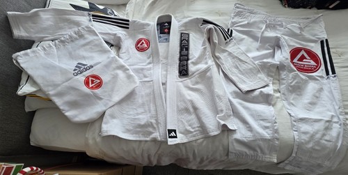 White adidas gracie barra - white,,