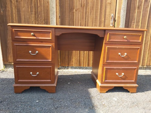 Stag dressing table stool - table, &
