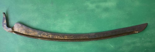 Antique hay scythe blade - scythe, never