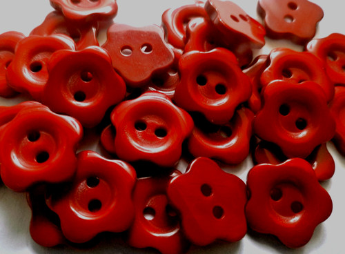 Flower daisy buttons red - flower,