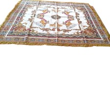 Spanish Matador Brocade Tablecloth Wall Hanging 58 x58 Inch Vintage Charity