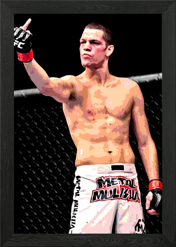 Ufc fighter victory - ufc, framed