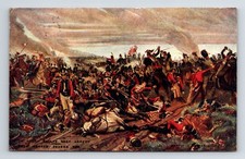 Military Postcard: Battle Of Waterloo. Posted 1907.