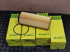 4 x MANN FILTER HU945/2 x Oil Filter - Vat Incl price is for 4 filters