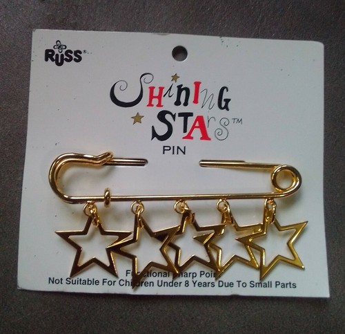 Russ shining stars goldtone - shining,