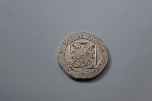 Isle man 20p - man, rushen
