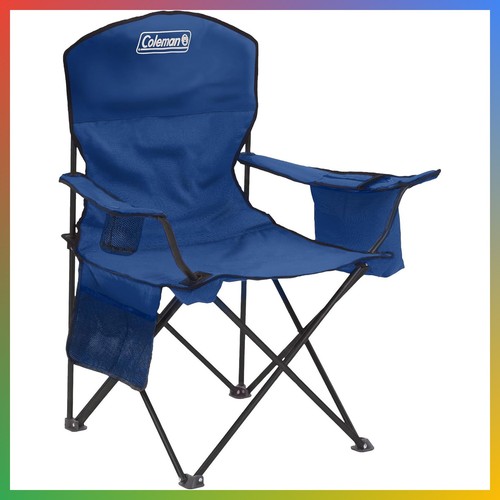 Portable camping chair blue - camping,
