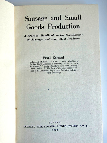 Sausage small goods - &,
