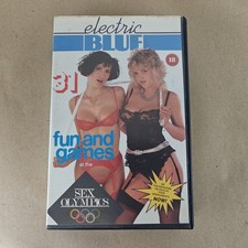 Vintage Electric Blue VHS