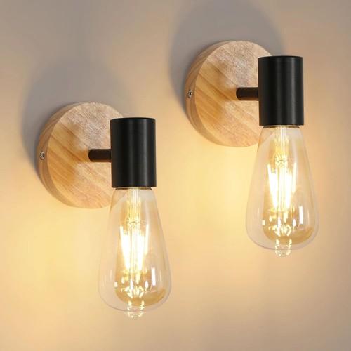 2pcs wall light - wall, industrial