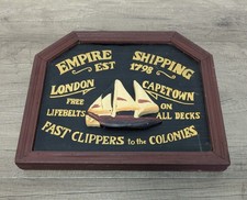 Vintage Empire Shipping Wall