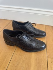 Leather Oxford Brogues Shoes Lace Up Manas Design Made In England
